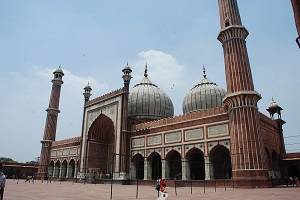 La Grande mosquée de Delhi ou Jama Masjid
